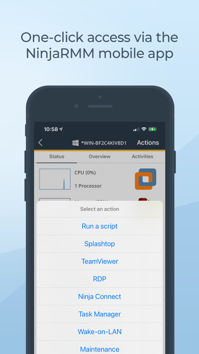NinjaRMM Screenshare Utility Screenshot