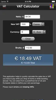 vat calculator iphone screenshot 3