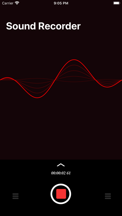 Screenshot #1 pour Sound recording recorder