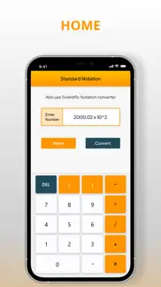 standard notation calculator iphone screenshot 2