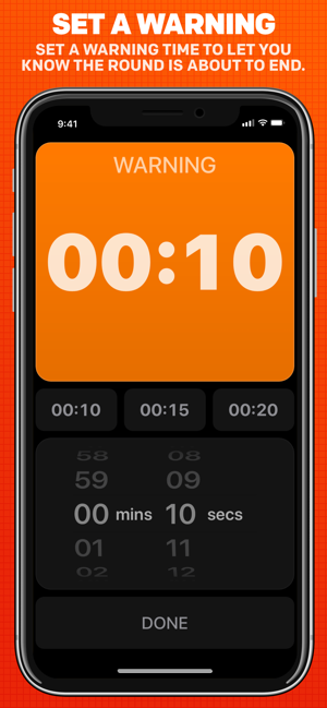 Boxing Timer Pro Round Timer -kuvakaappaus