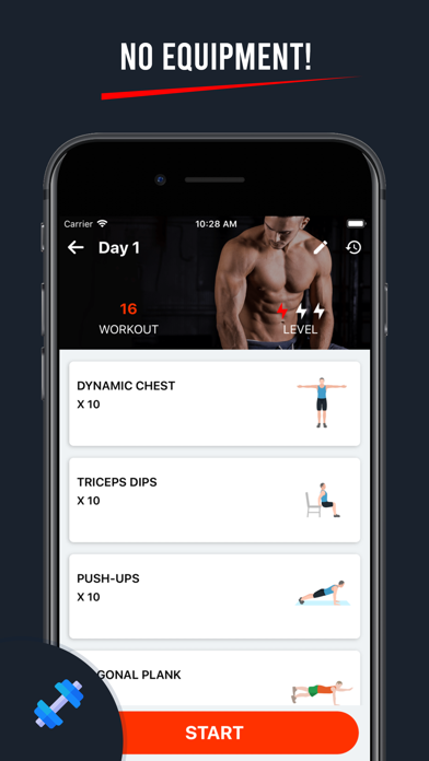 Arm Workout - Biceps Exercise Screenshot