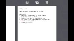 MiTypewriter iPhone image 2