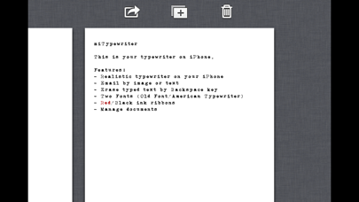 Screenshot #2 pour miTypewriter