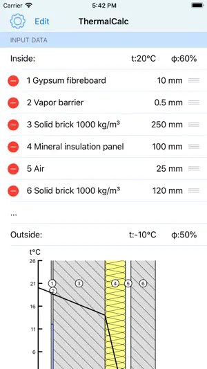 Thermal Transmittance Calc screenshot 4