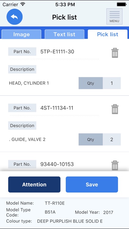 YAMAHA Parts Catalogue CAN screenshot-4