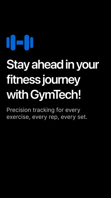 GymTech - Fitness Tracker Screenshot