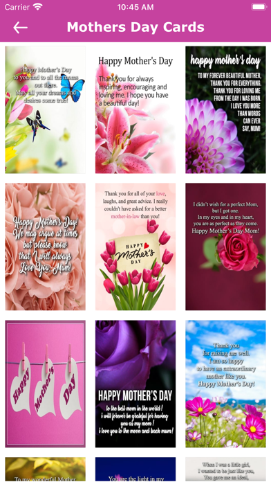 Mothers Day Cards & Greetings Screenshot