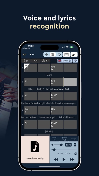 Music Memos - Chords & Lyrics Screenshot