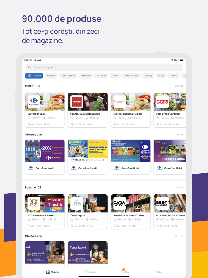 Bringo - cumpărături la ușa ta