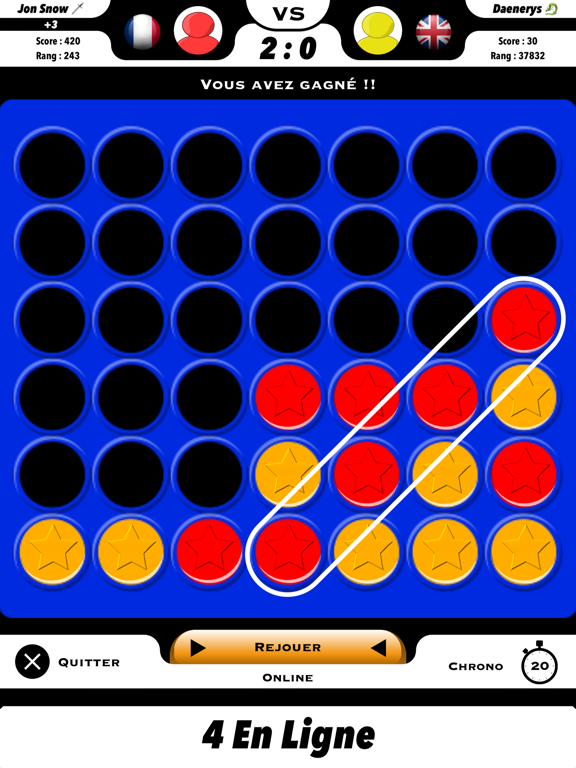 Screenshot #4 pour 4 En Ligne - Le Jeu de Société