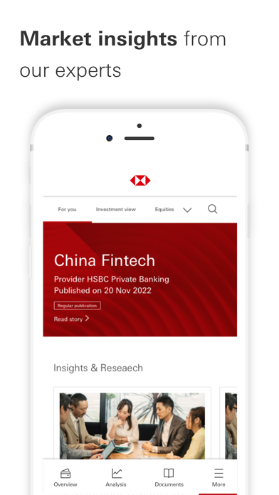 HSBC Private Banking Hong Kong Screenshot