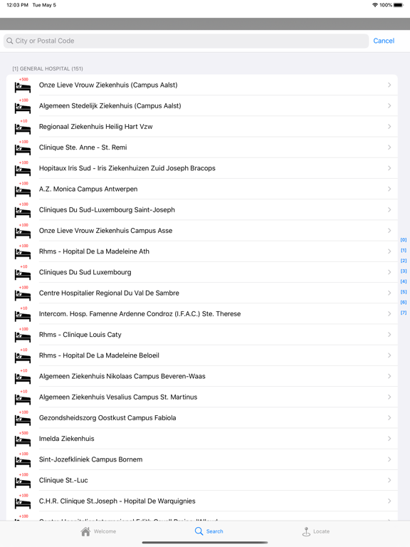 iFindHospital iPad screenshot 2 - Medical app