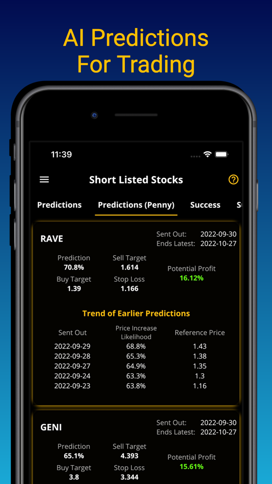 Wall Street Stock Predictions - 2.1.6 - (iOS)