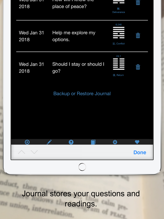Screenshot #6 pour I-Ching App of Changes