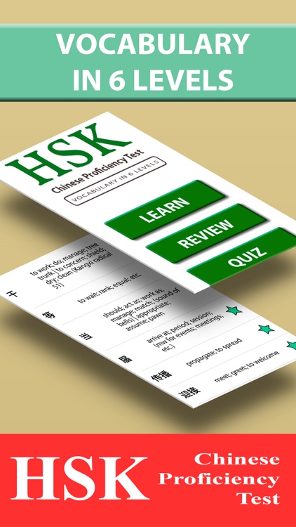 HSK 1 – 6 learn chinese words
