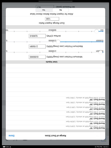 ASHRAE HVAC Duct Sizerのおすすめ画像8