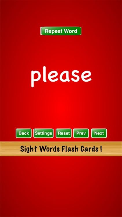 Sight Words Flash Cards !