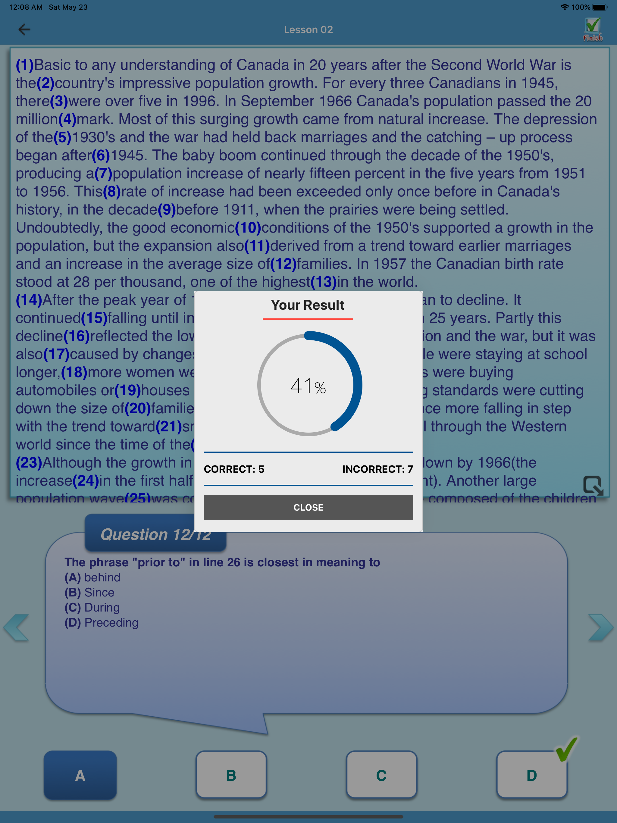 TOEFL Practice Test + screenshot 15