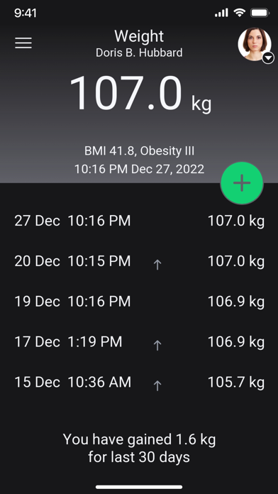 Smart Weight Diary by MedM Screenshot