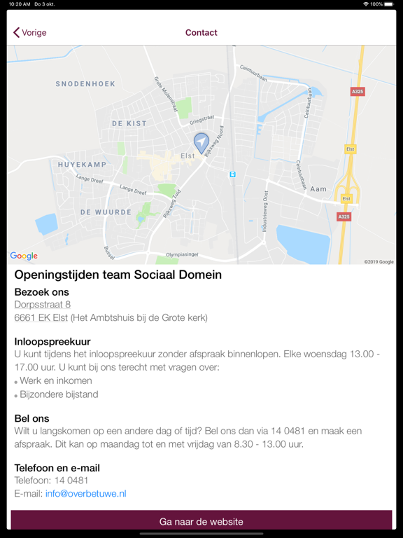 Overbetuwe Werkt iPad screenshot 4 - Business app