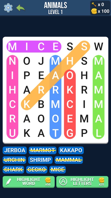 Word Search - Infinite Hunt