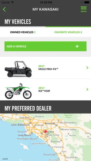 Kawasaki Connect screenshot 3