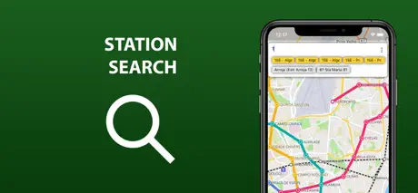 公共交通機関の地図リスボン