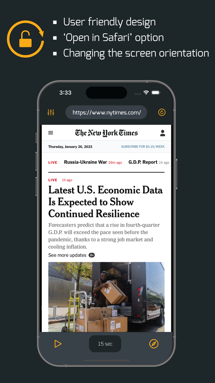 Private Browser Auto Refresh