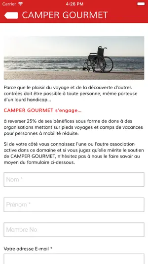Camper Gourmet screenshot 4
