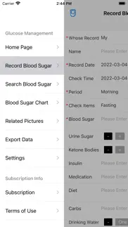 blood sugar - diabetes tracker iphone screenshot 4