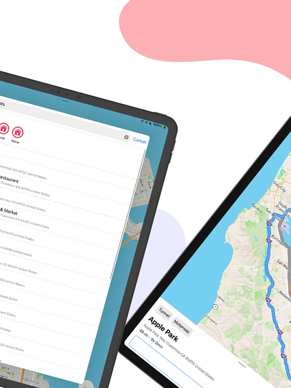 DashMap iPad screenshot 2 - Navigation app