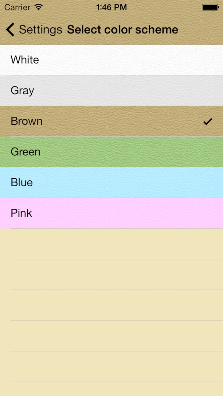 iPhone screenshot
