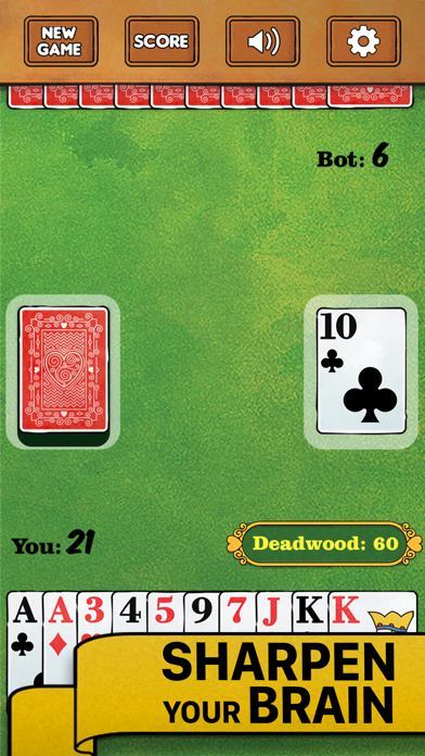 Gin Rummy Card Game Classic Screenshot