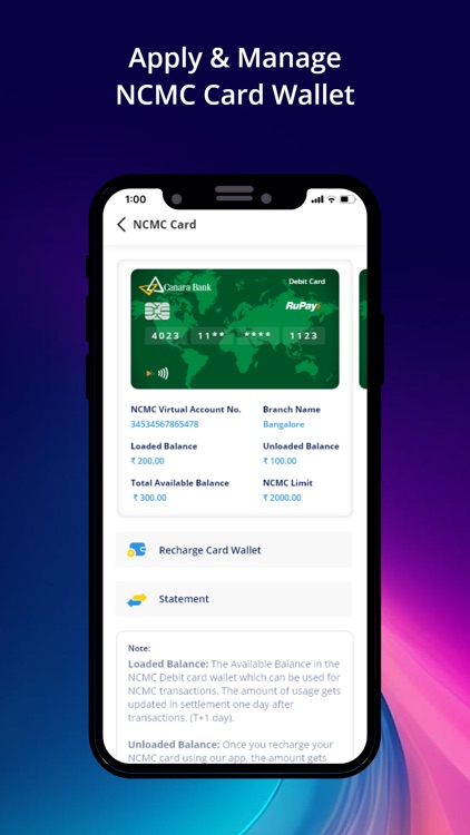 Canara ai1- Mobile Banking App screenshot-7