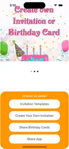 Birthday Invitations Maker screenshot #7 for iPhone