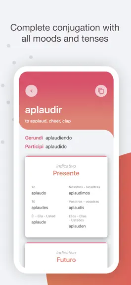 Game screenshot Spanish Conjugations and Verbs hack