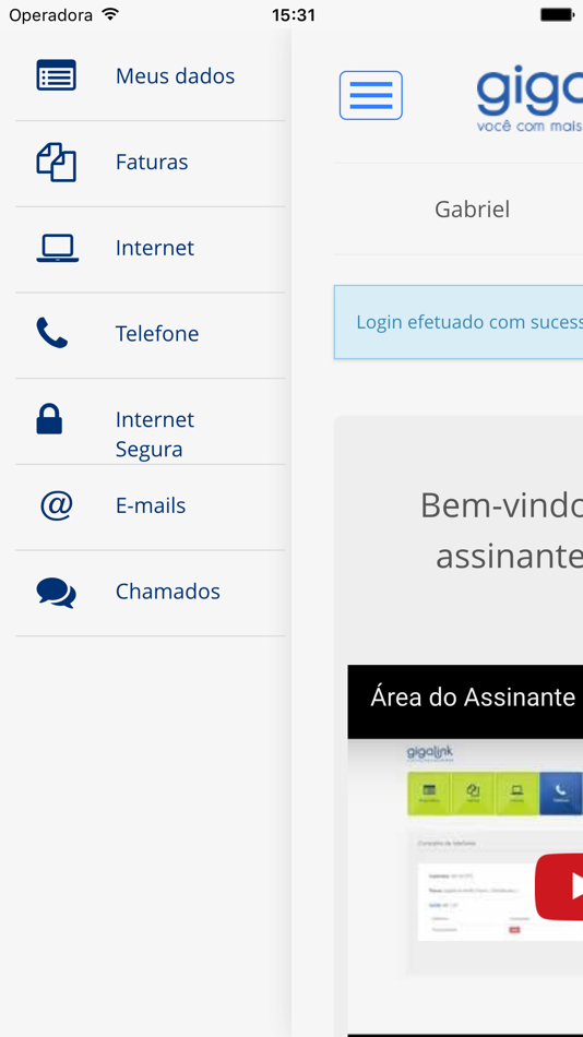 #4. Minha Gigalink (iOS) By: Gigalink