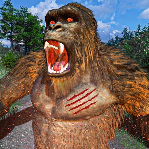 Giant Bigfoot Gorilla Rampage iOS App