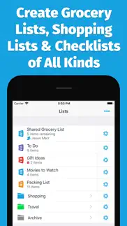anylist: grocery shopping list iphone screenshot 2