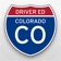 Colorado DMV CO Test Reviewer app icon - Education app for iPhone