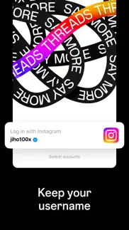 threads, an instagram app iphone screenshot 1