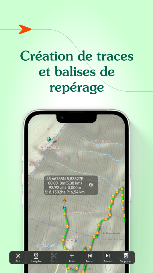 #3. Iphigénie | The Hiking Map App (iOS) By: Iphigenie