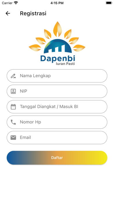 DAPENBI Iuran Pasti Screenshot