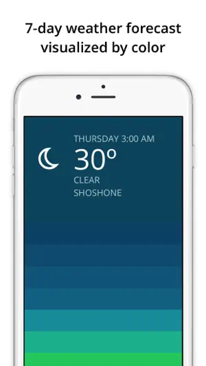 Blue - weather forecast screenshot 1