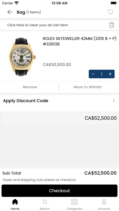 Watchfinder Shop Now Screenshot