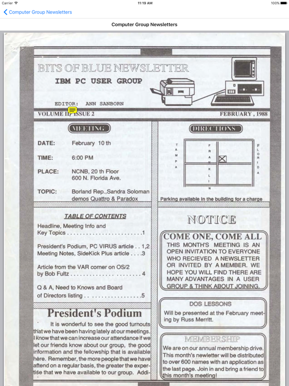 Screenshot #5 pour Computer Group Newsletters