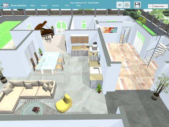 House Sketcher iPad app afbeelding 4