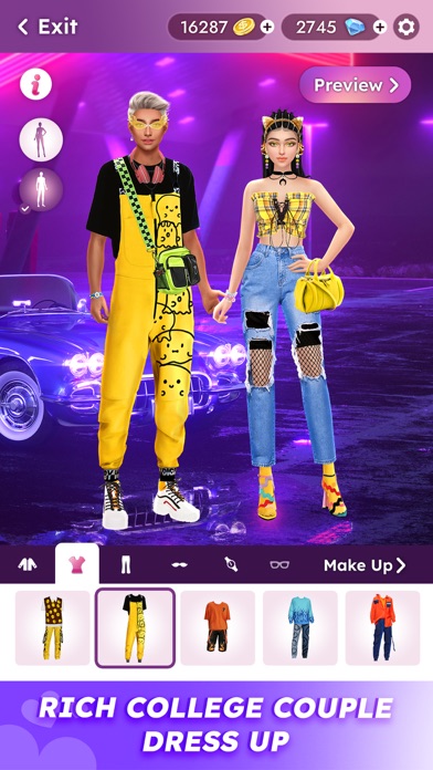 Teenager Fashion Dress Up Game Screenshot