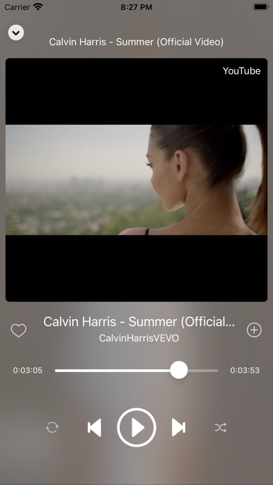 Screenshot #2 pour Music Video Player Musca